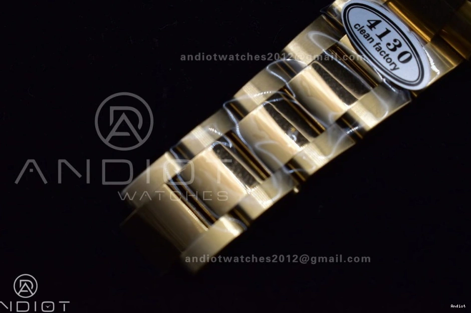 Black Daytona Dial 1:1 Edition Clean 116505 on SA4130 YG V2 YG Markers Bracelet Best 0302